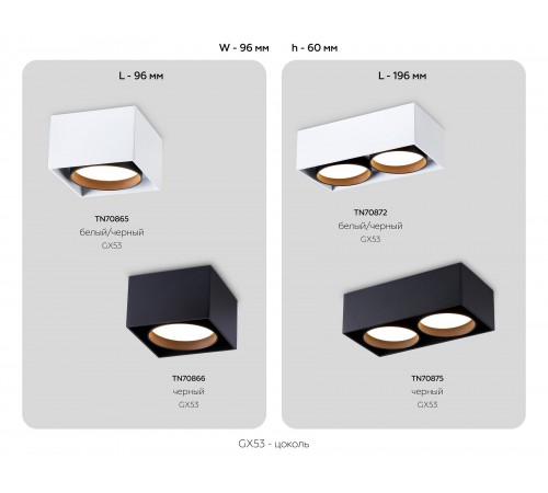 Накладной светильник Ambrella Light TN70875 TN