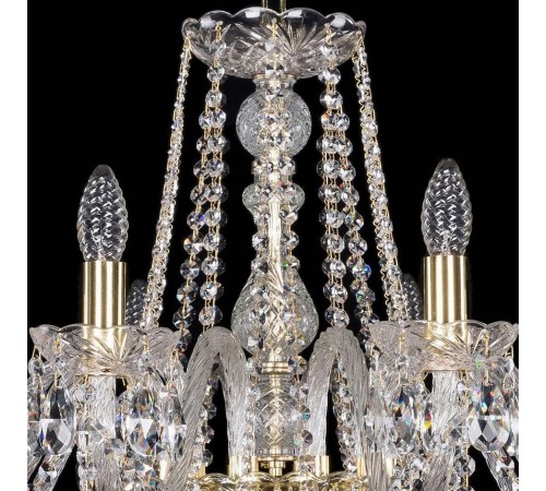 Подвесная люстра Bohemia Ivele Crystal 1402/10/300/G 1402
