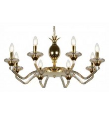 Подвесная люстра iLamp YT2049-8 GD+COG Flo