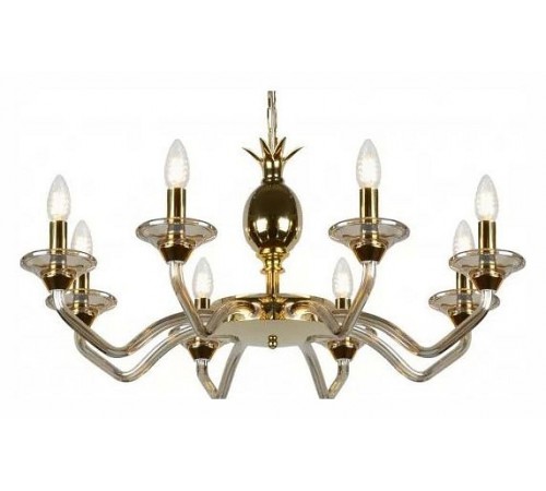 Подвесная люстра iLamp YT2049-8 GD+COG Flo