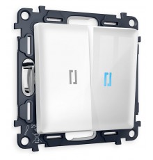 Выключатель проходной двухклавишный с подсветкой Ambrella Volt MA104040 Quant