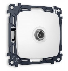 ТВ-розетка проходная без рамки Ambrella Volt MO133030 Quant