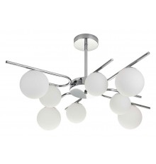 Люстра на штанге Escada 642/8P Silver Sphere