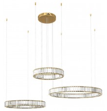 Подвесной светильник Loft it 10135/3 Gold Crystal Ring