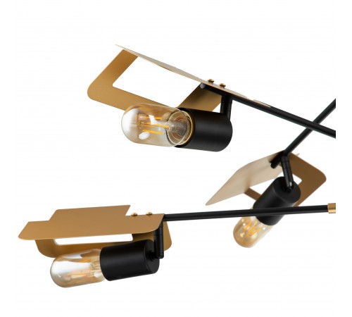 Люстра на штанге Indigo 10004/6R Black Severo