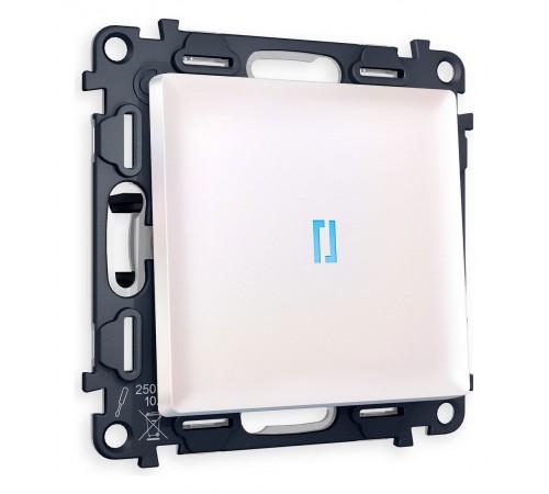 Выключатель проходной одноклавишный с подсветкой Ambrella Volt MA202040 Quant