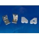 Набор заглушек и скоб для профиля Uniel UL-00000623 UFE-N03 SILVER A POLYBAG