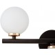Бра LUMINA DECO LDW 6033-3 BK+F.GD Marsiada