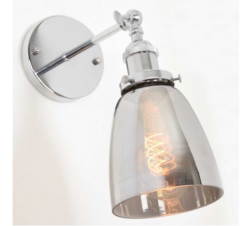Бра LUMINA DECO LDW 6800-1 CHR+GY Fabi