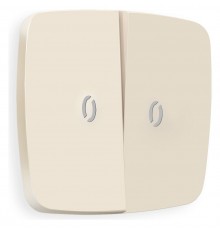 Клавиши для выключателя двухклавишного c подсветкой Quant OP3240