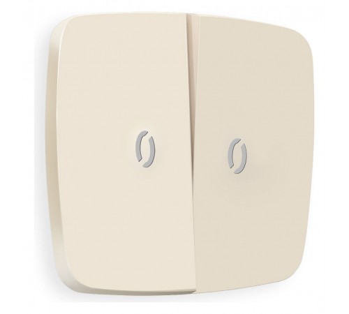 Клавиши для выключателя двухклавишного c подсветкой Quant OP3240