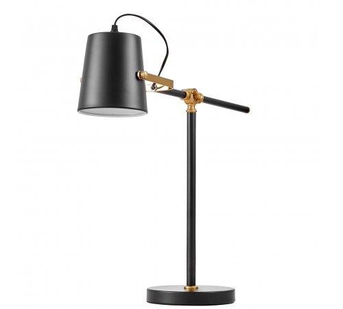 Настольная лампа офисная LUMINA DECO LDT 7733-1 BK+MD FELA