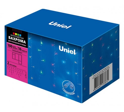 Бахрома световая Uniel UL-00007208 ULD-B2007