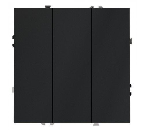 Выключатель трехклавишный без рамки Voltum VLS030107 S70