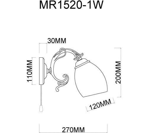 Бра MyFar MR1520-1W Biene