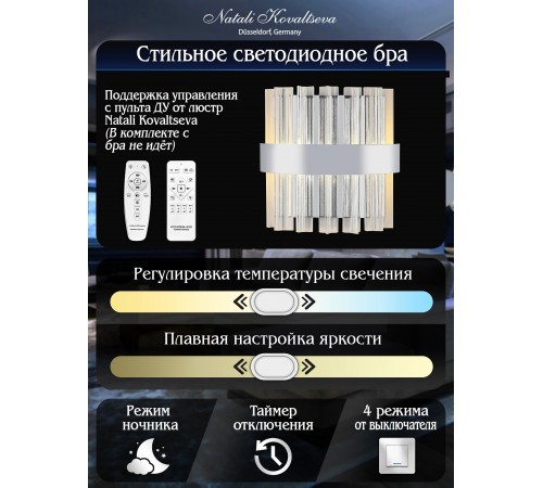 Накладной светильник Natali Kovaltseva LED LAMPS 81126/1W ROYALTON
