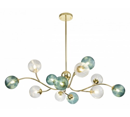 Люстра на штанге Indigo 11032/12R Gold Selva