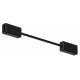 Соединитель гибкий для треков Italline IT010-4012 black Fantom
