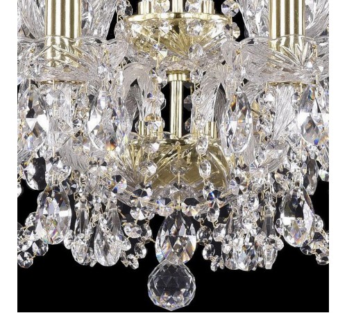 Подвесная люстра Bohemia Ivele Crystal 1402/8+4/160/2d/G 1402