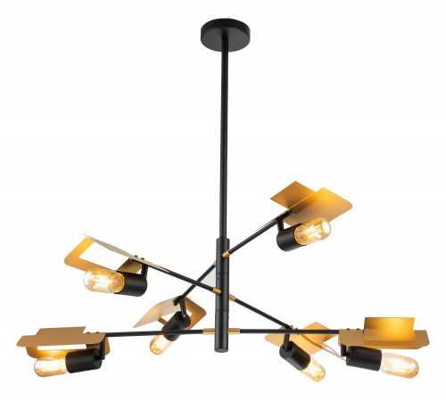 Люстра на штанге Indigo 10004/6R Black Severo