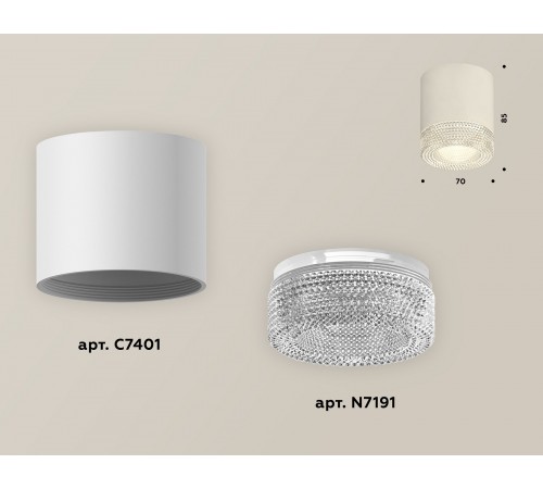 Накладной светильник Ambrella Light XS7401020 XS