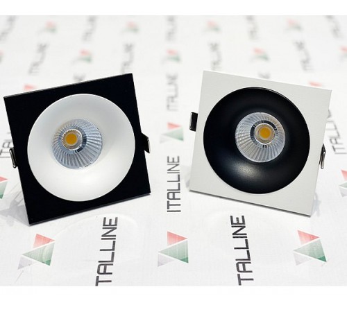 Встраиваемый светильник Italline IT06-6016 black 4000K IT06-6016