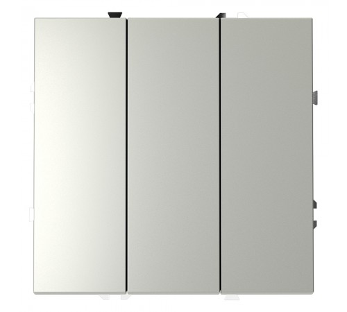 Выключатель трехклавишный без рамки Voltum VLS030105 S70