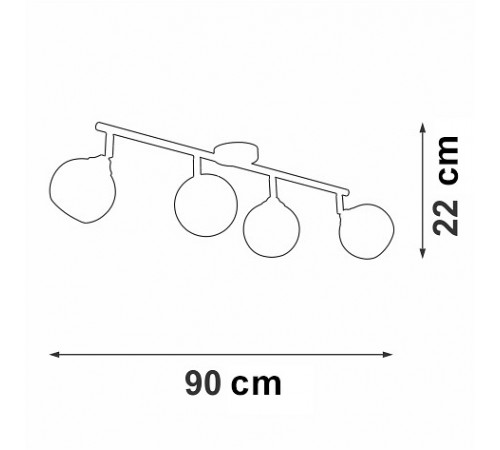 Спот Vitaluce V4313-0/4PL V4313