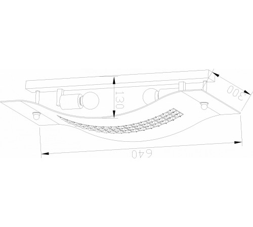 Накладной светильник Lucia Tucci Pelle Bianca W2010.2 Pelle Bianca 1