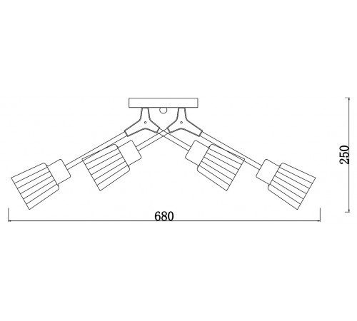 Потолочная люстра Escada 1137/6P Felicia