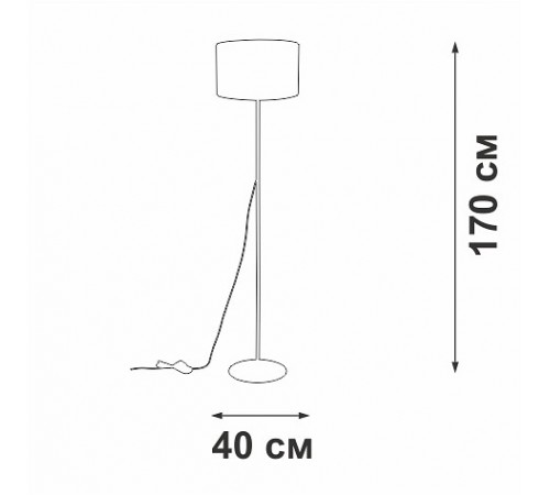 Торшер Vitaluce V2729-0/1P V2729