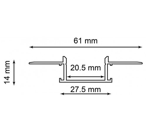 Короб встраиваемый Feron 10362 CAB254
