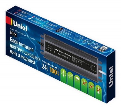 Блок питания с проводом Uniel UL-00009367 UET-VAF