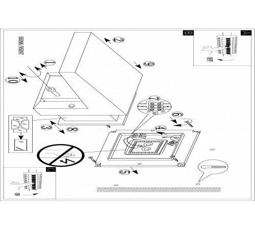 Накладной светильник Eglo 95097 Desella 1