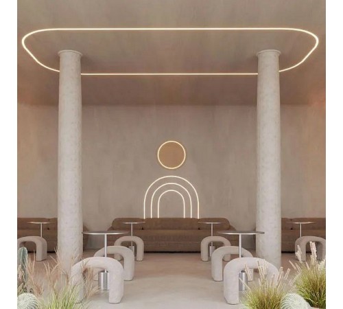 Профиль встраиваемый гибкий Arlight 040331(1) FANTOM-BENT