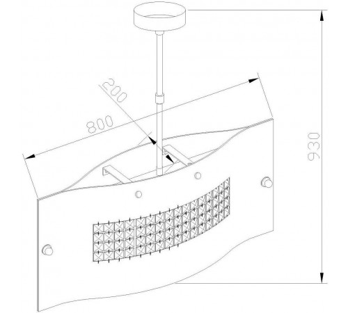 Светильник на штанге Lucia Tucci Pelle Nerre 2019.3 Pelle Nerre 1