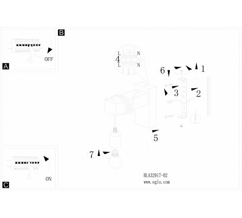 Бра Eglo 32917 Townshend