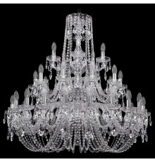 Подвесная люстра Bohemia Ivele Crystal 1402/20+10+5/360/3d/Ni 1402