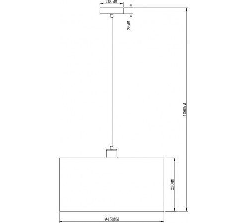 Подвесной светильник Moderli V2733-1P Room
