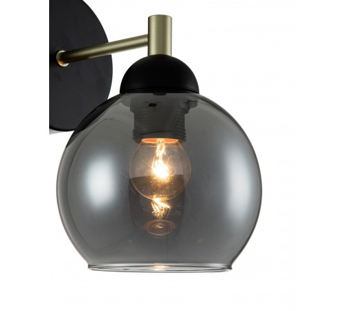 Бра Indigo 11029/1W Black Grappoli