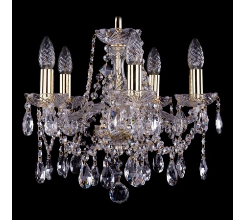 Подвесная люстра Bohemia Ivele Crystal 1413/5/141/G 1413