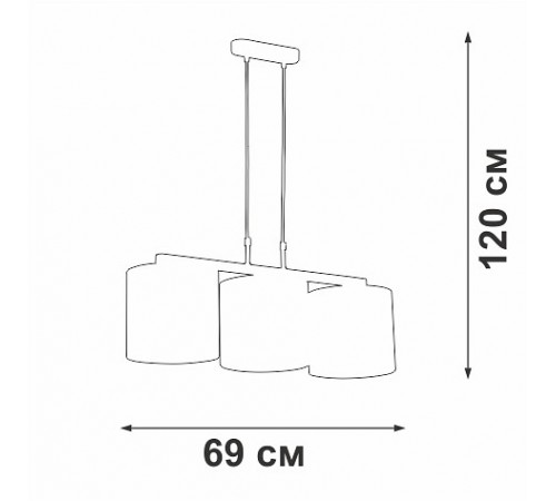 Подвесной светильник Vitaluce V2881-1/3S V2881