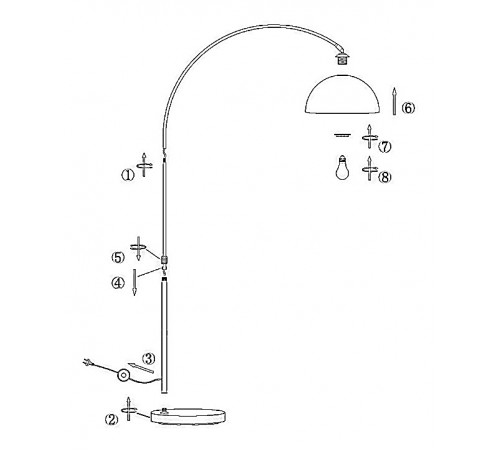 Торшер Globo 58227C Newcastle