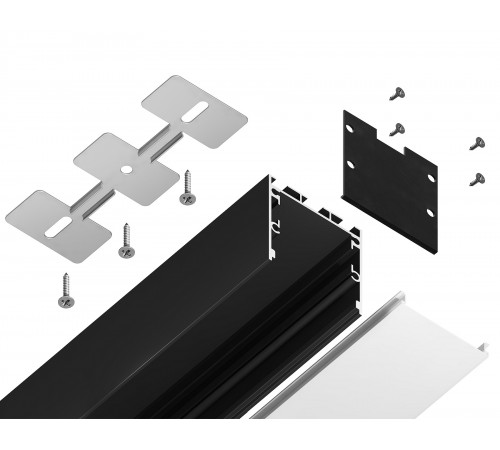 Короб накладной Ambrella Light GP2550BK Profile System GP