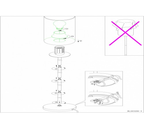 Торшер Eglo 85982 Troy 3