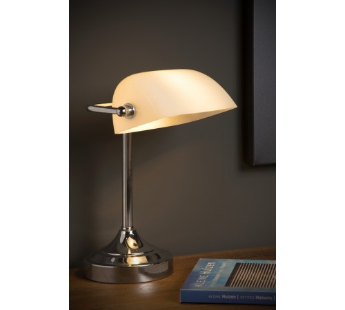 Настольная лампа офисная Lucide 17504/01/11 Banker