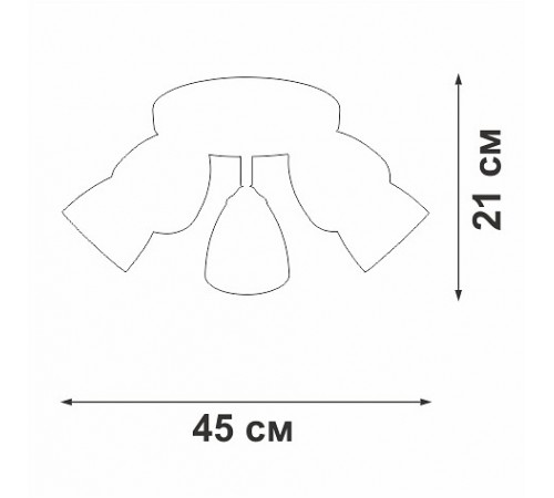 Потолочная люстра Vitaluce V4355-0/5PL V4355