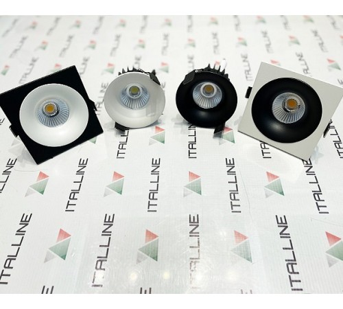 Встраиваемый светильник Italline IT06-6016 black 4000K IT06-6016