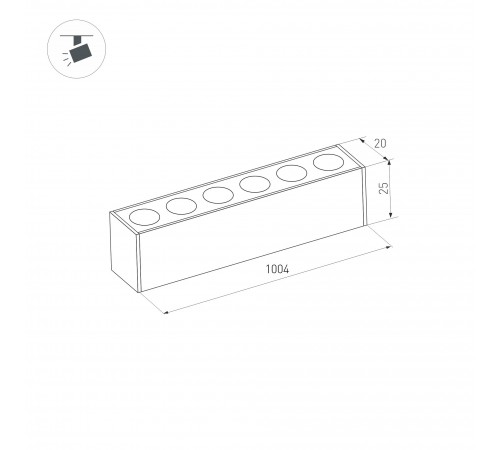 Встраиваемый светильник Arlight 034211 MAG-25