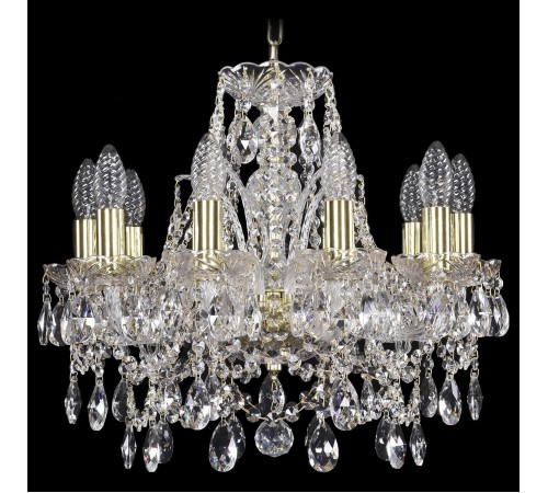 Подвесная люстра Bohemia Ivele Crystal 1411/10/141/G 1411